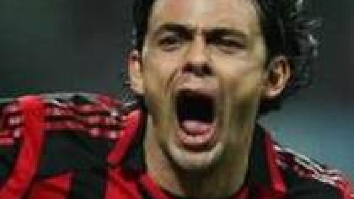 Inzaghi salvează meciul cu Portsmouth şi duce Milan în primăvara europeană