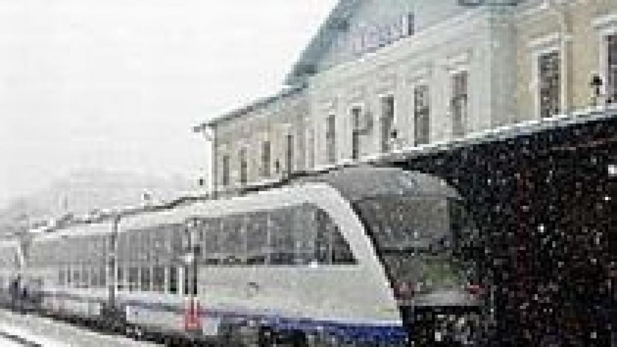 Trenurile Zăpezii intră în circulaţie din 14 decembrie