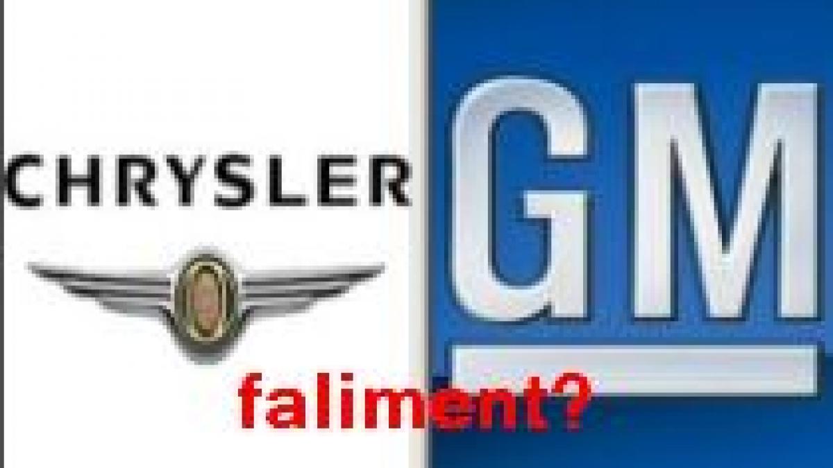 General Motors şi Chrysler iau în considerare declararea falimentului