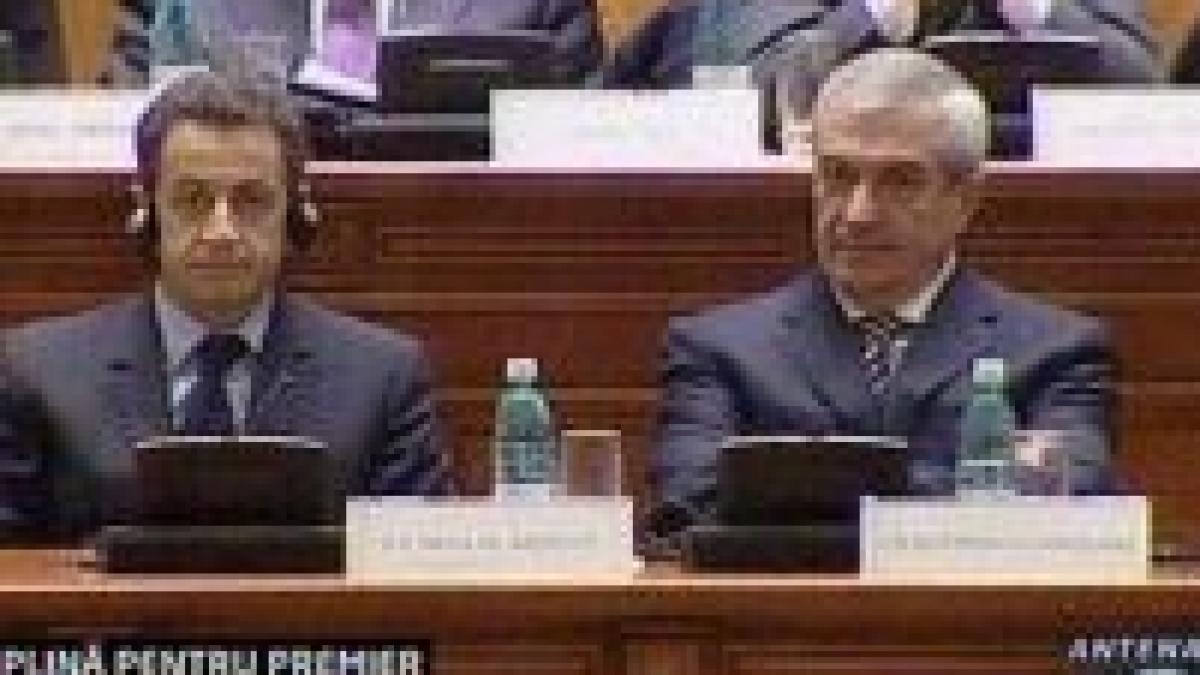 Călin Popescu Tăriceanu se va întâlni sâmbătă cu Nicolas Sarkozy 