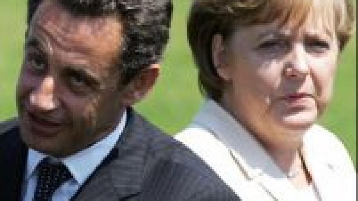 Sarkozy şi Merkel vor adoptarea pachetului energie-climă la summitul UE din decembrie