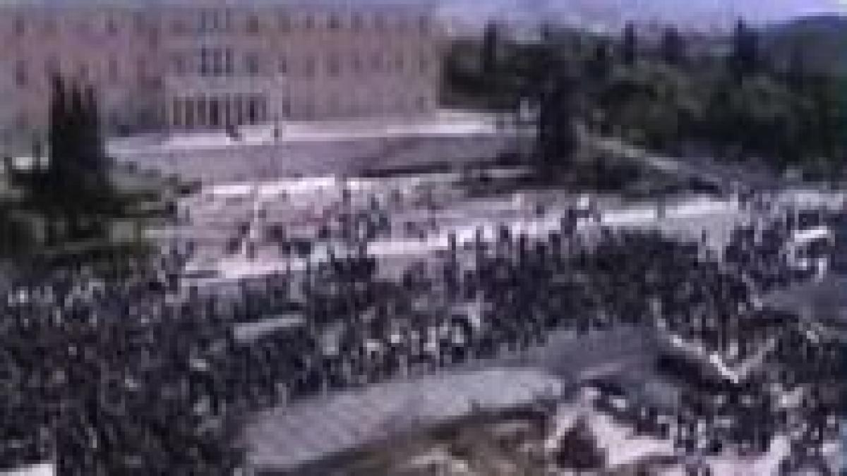 Protestele din Grecia încep să se transforme într-o revoltă populară