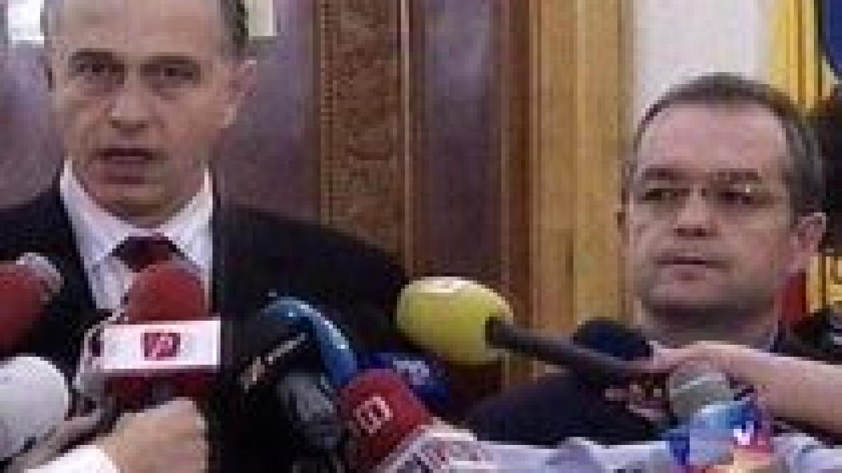 Negocierile s-au încheiat. Vedeţi cum şi-au împărţit PSD+PC şi PD-L ministerele