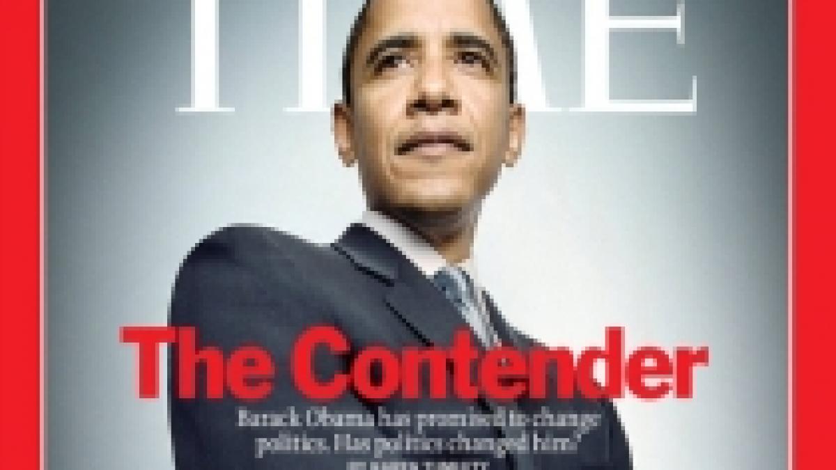 Time: Barack Obama este ?Personalitatea anului 2008?