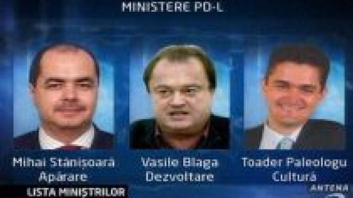 Surse: Lista miniştrilor PDL agreaţi de Traian Băsescu 