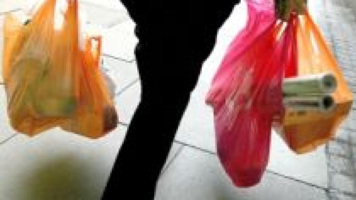 De la 1 ianuarie, românii vor plăti o taxă de  0,2 lei pentru fiecare pungă de plastic