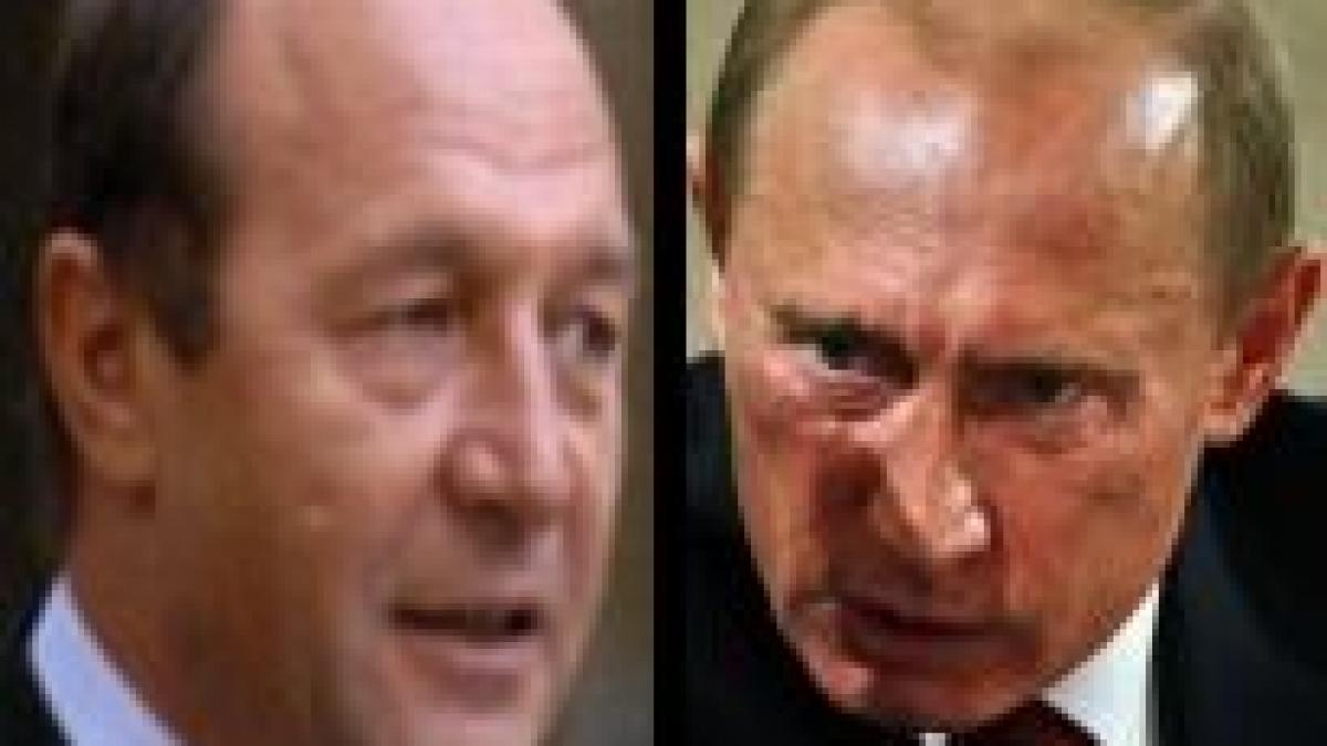 Putin: Băsescu este îngrijorat de criza gazelor