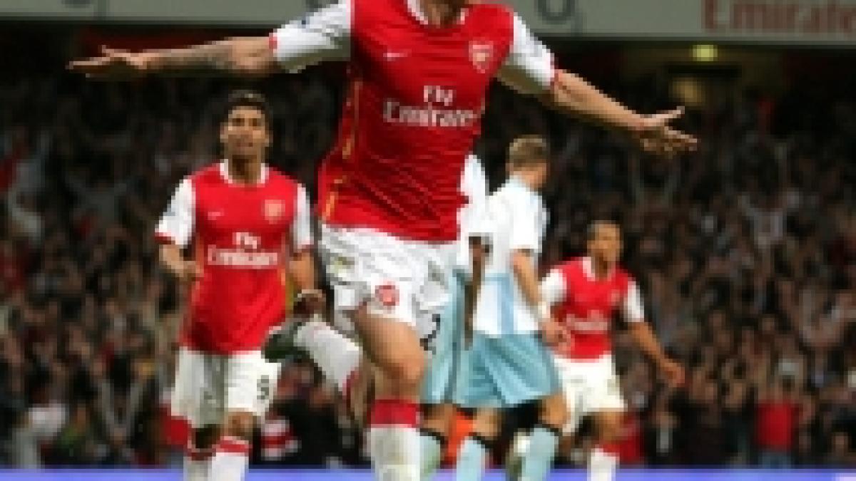 Arsenal e salvată de rezerva Bendtner şi câştigă pe final cu Bolton. Rezultate Anglia