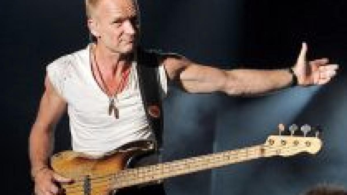 Toate biletele pentru concertul Sting din Bucureşti au fost vândute