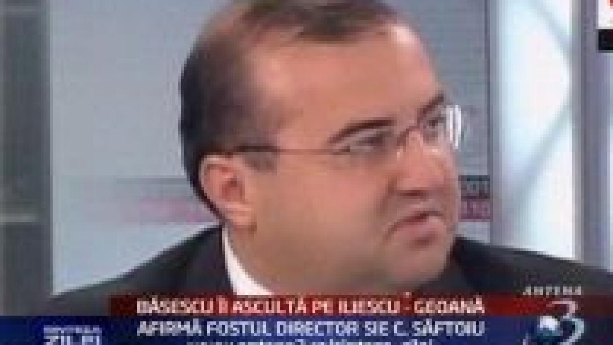 Claudiu Săftoiu, fostul director SIE: Băsescu ştia ce discută Iliescu şi Geoană