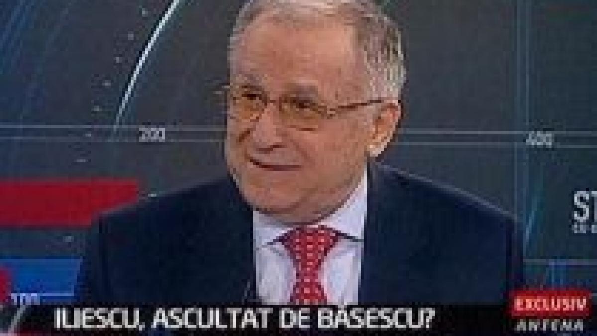 Iliescu: Băsescu m-a sunat să îmi spună că totul e o făcătură