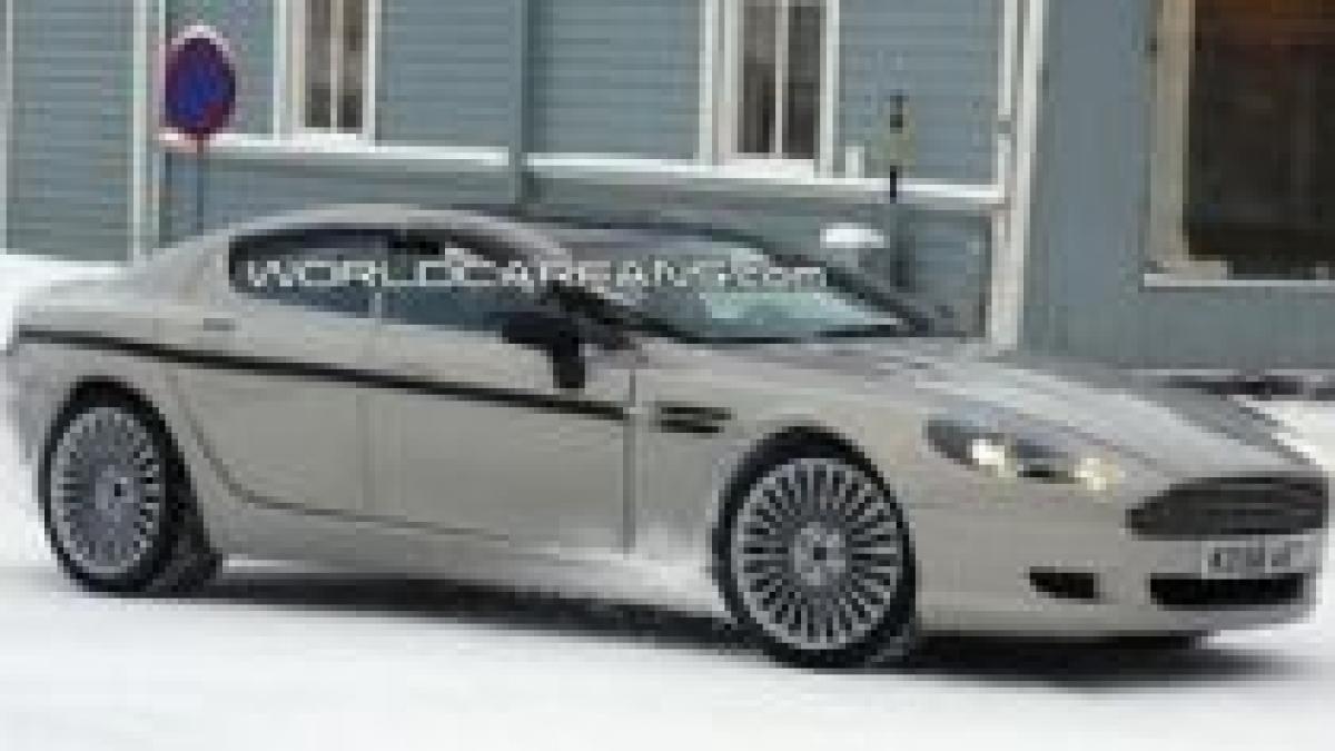 Aston Martin Rapide - fotografii spion cu sedanul de lux al britanicilor