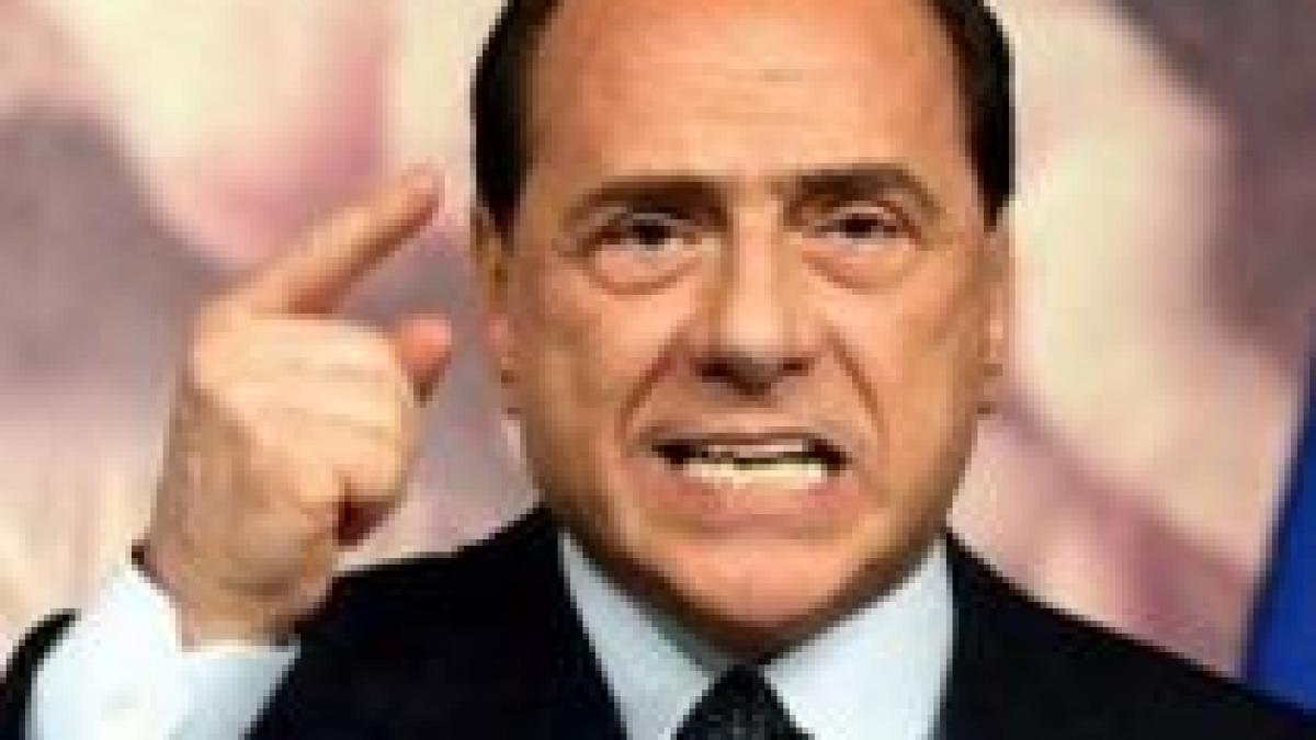 Silvio Berlusconi vrea să mărească de 10 ori numărul militarilor care patrulează în oraşe