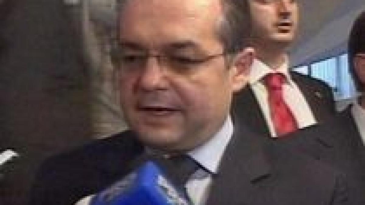 Întâlnire în coaliţie pe tema proiectului de buget. Boc: Suntem aproape de forma finală