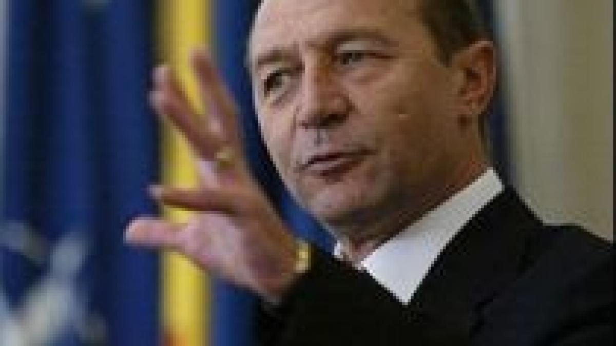 Băsescu: comunitatea românească din Ungaria s-a redus procentual în ultimii 10 ani
