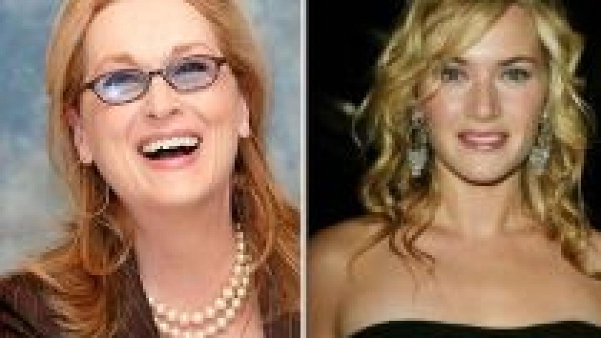 Meryl Streep şi Kate Winslet, favorite la premiul Oscar pentru interpretare feminină