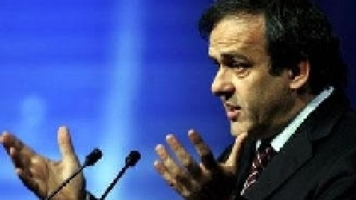 Platini: "Nu se poate ca o echipă să plătească 150 de milioane de euro pentru un jucător, e inadmisibil!"