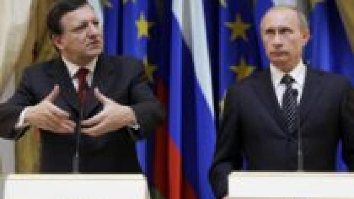 Divergenţe, pe tema respectării drepturilor omului, între Putin şi Barroso 