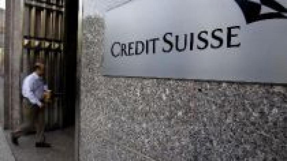 Credit Suisse a înregistrat pierderi record de 7 miliarde dolari 

