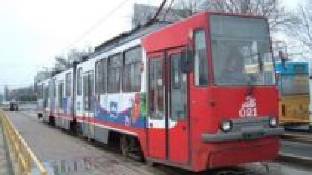 Bucureşti. Circulaţia tramvaielor pe linia 41, suspendată duminică