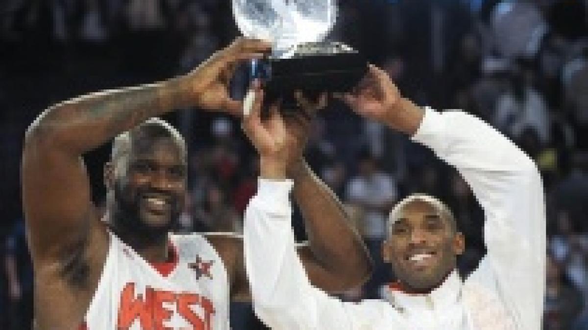 Ca pe vremuri! Kobe & Shaq au făcut show la All-Star game, iar Vestul a câştigat cu 146-119 (VIDEO)