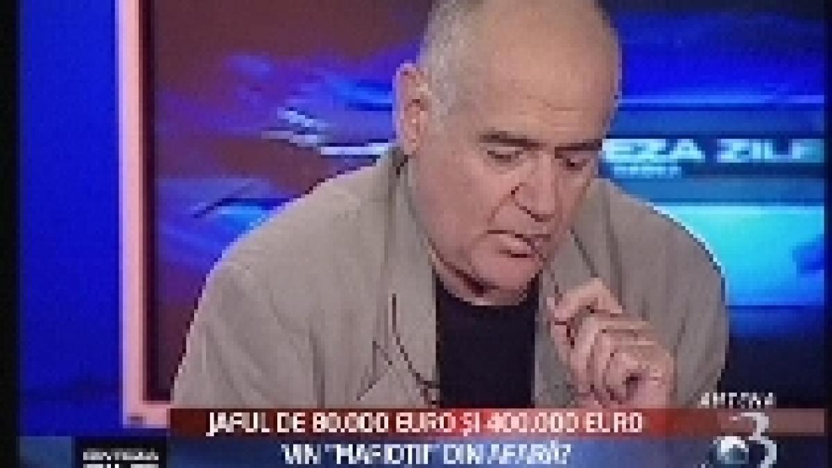 Sinteza Zilei: Jaful de 80.000 de euro şi 400.000 de euro. Vin mafioţii din afară?