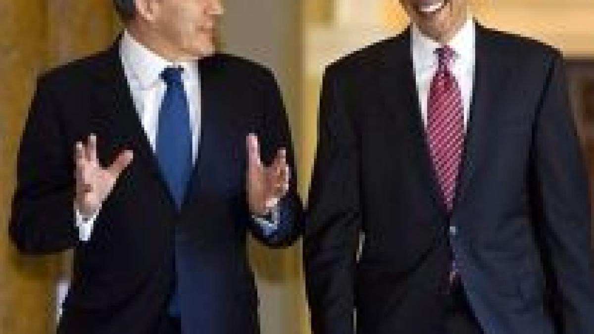 Obama şi Brown insistă asupra unei acţiuni globale în economie

