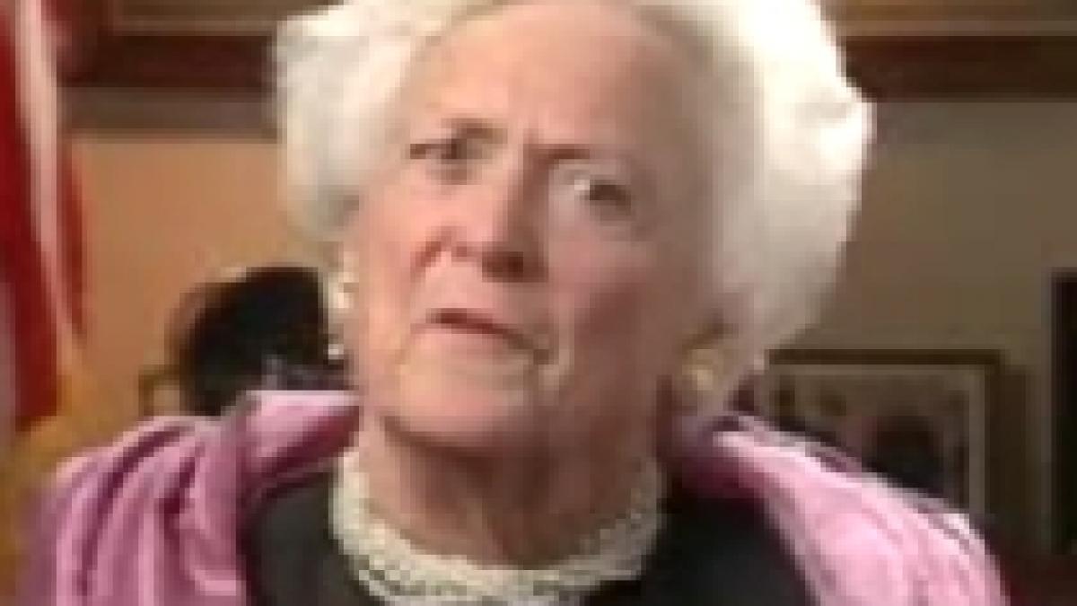 Fosta Primă Doamnă a SUA, Barbara Bush, operată pe cord deschis