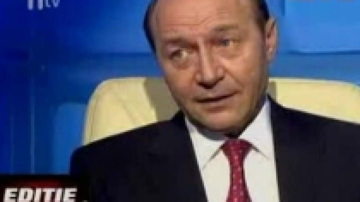 Băsescu: Presa m-a făcut ?dictator? pentru că i-am spus Elenei că nu are ce căuta cu băiatul lui Hrebenciuc (VIDEO)