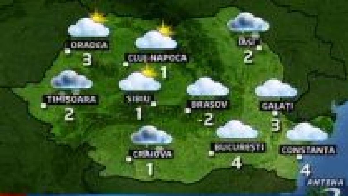 Prognoza meteo pentru vineri, 3 aprilie