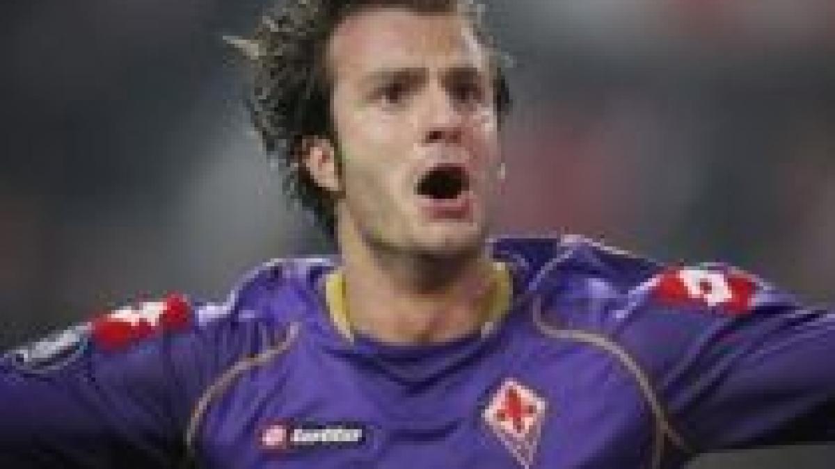 Fiorentina câştigă primul test fără Mutu, 2-1 la Atalanta. Rezultate Italia (VIDEO)