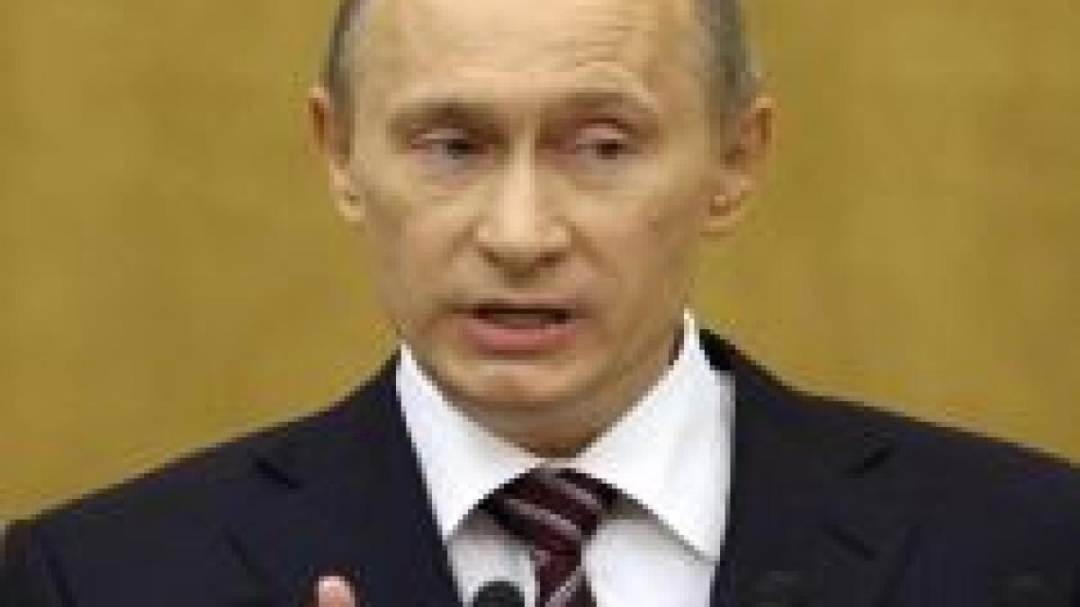 Putin: Criza economică mondială este departe de a se fi terminat