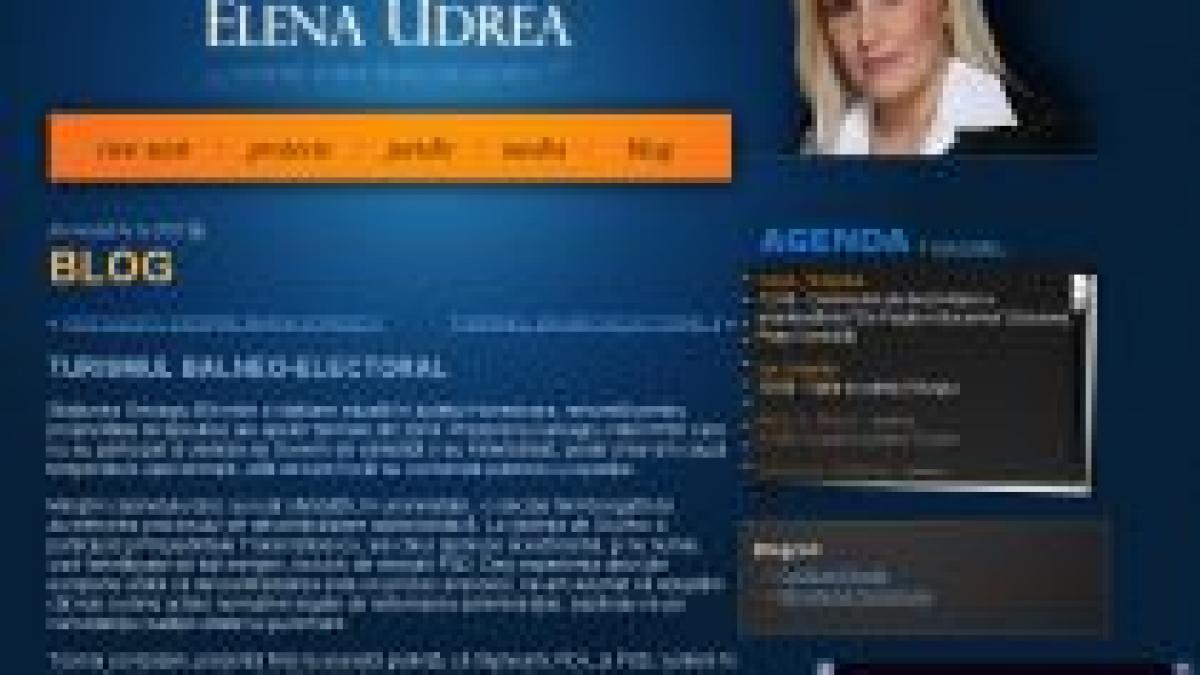 Elena Udrea, cea mai comentată şi în blogosferă. Un post al Ministrului Turismului a primit 1.679 de comentarii