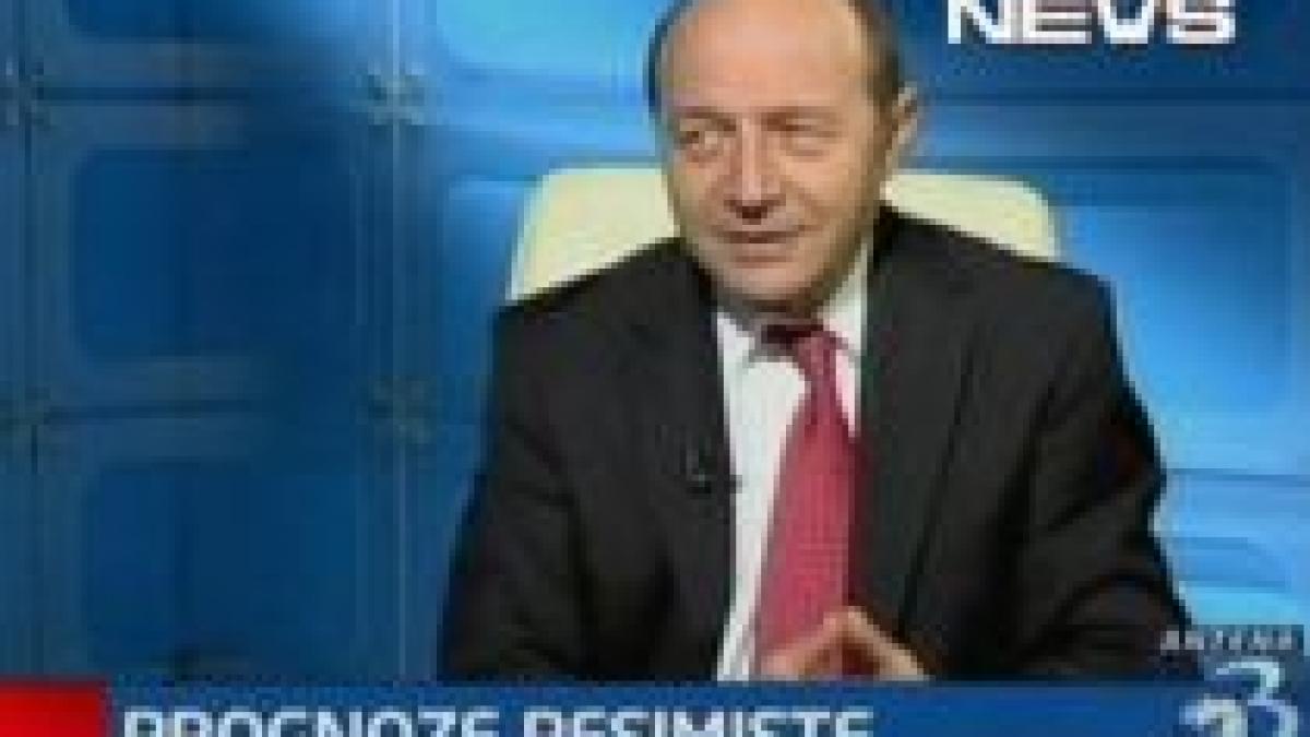 Băsescu: Am frisoane când mă gândesc la prognozele economice