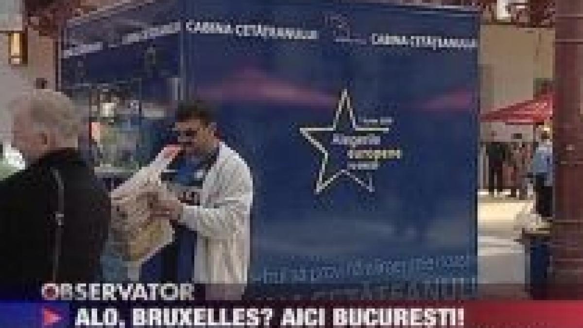 Cabina cetăţeanului - locul unde oricine poate să spună ce aşteaptă de la Parlamentul European