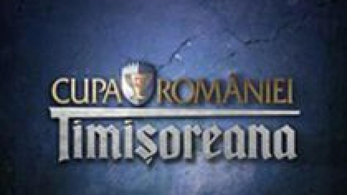 Dinamo - FC Timişoara şi CFR Cluj - FC Vaslui în semifinalele Cupei României la fotbal