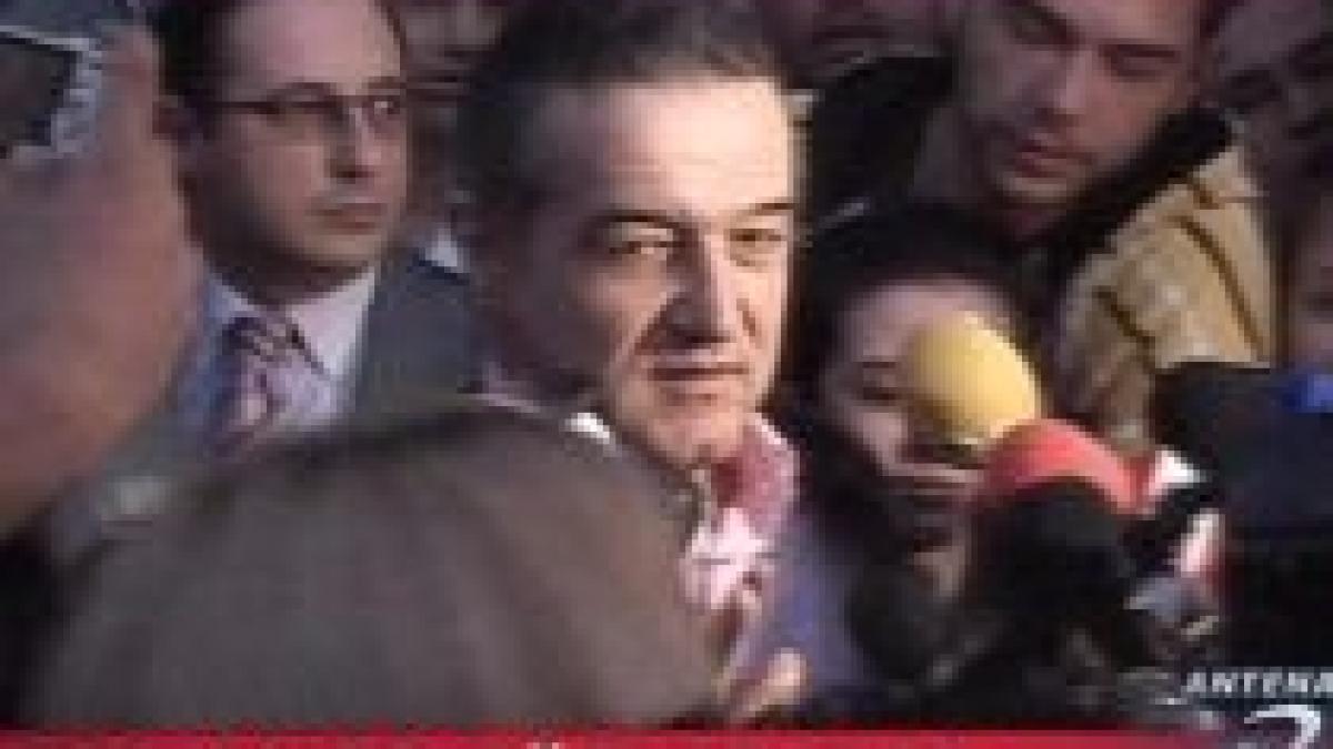 Gigi Becali e liber: Mulţumesc trusturilor de presă care m-au susţinut! (VIDEO)