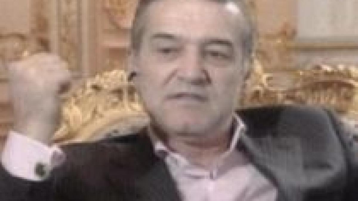 Gigi Becali nu crede că Traian Băsescu a ordonat arestarea sa (VIDEO)