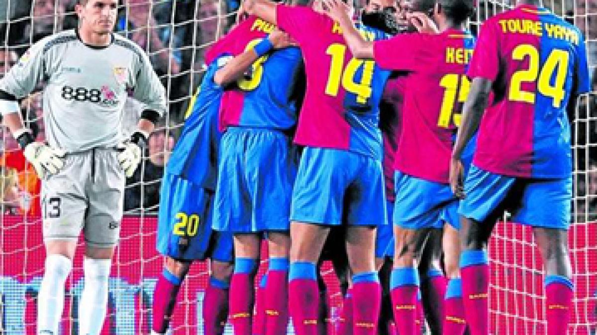 Barcelona continuă să defileze spre titlu, 4-0 cu Sevilla (VIDEO)