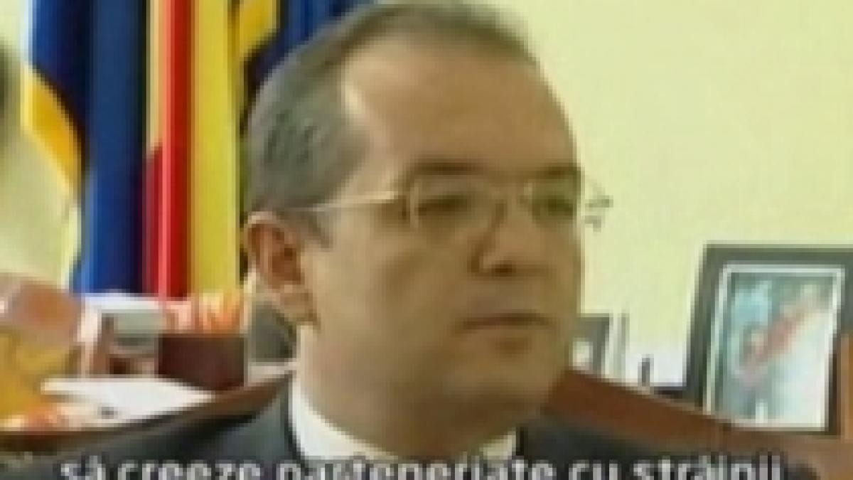 Cum vorbeşte Emil Boc în limba engleză (VIDEO)