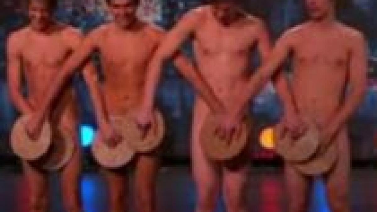 "Full Monty", varianta suedeză: Patru tineri dansează goi pe scenă, la emisiunea Sweden's Got Talent (VIDEO)