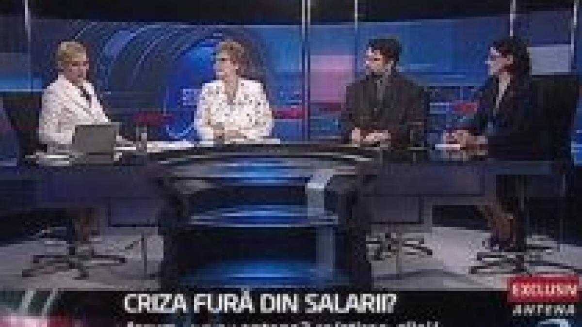 Ştirea Zilei: Criza fură din salarii?