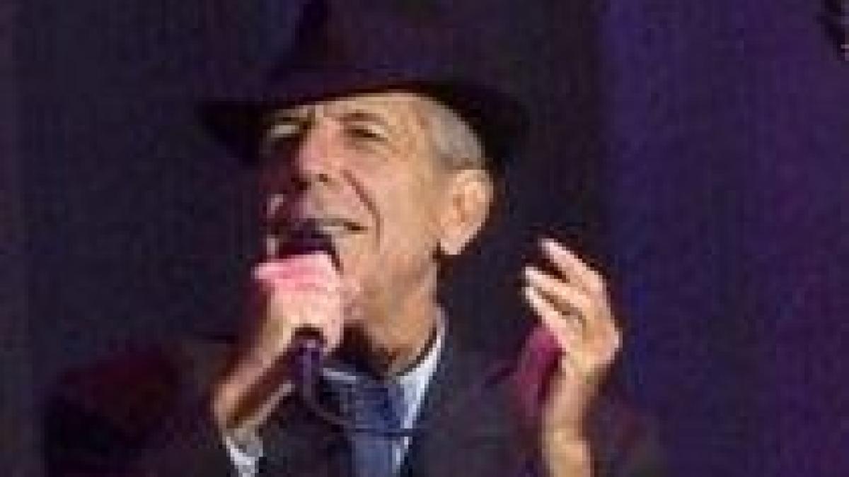 Leonard Cohen va concerta pe 4 septembrie la Bucureşti