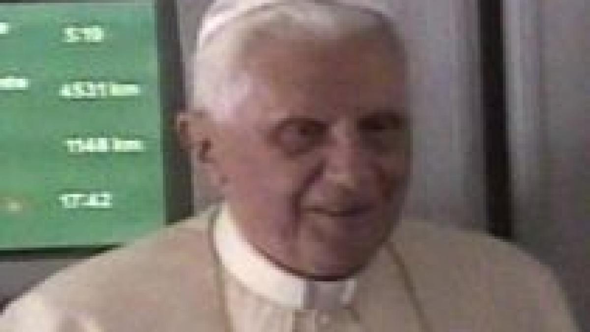 Papa Benedict, prima călătorie în Ţara Sfântă de la preluarea pontificatului