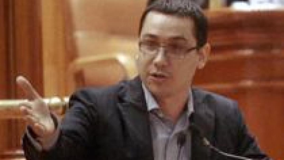 Ponta îl acuză pe Blaga că a încălcat protocolul de a nu-i ataca pe candidaţii la preşedinţie

