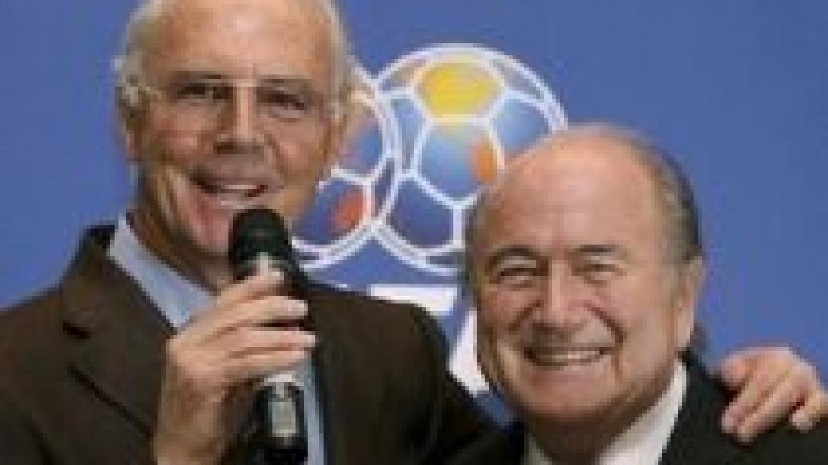 Blatter şi Beckenbauer şi-au luat "scutire" de la centenarul FRF