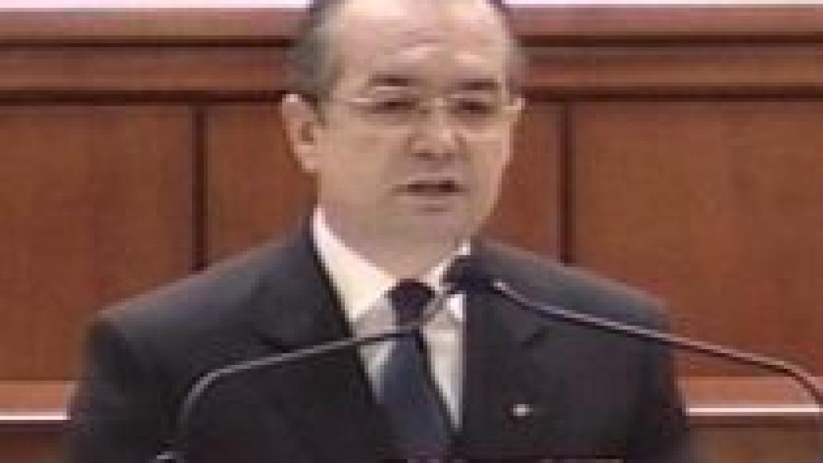 Boc către PNL: Aţi risipit bugetul ca la cazino şi acum hoţul strigă hoţul (VIDEO)
