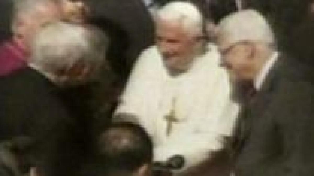 Papa Benedict a declarat în Bethleem că susţine crearea unui "stat palestinian suveran" (VIDEO)