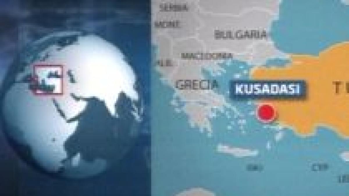 Turcia. Mai multe persoane au fost luate ostatice,  la o bancă din Kusadasi