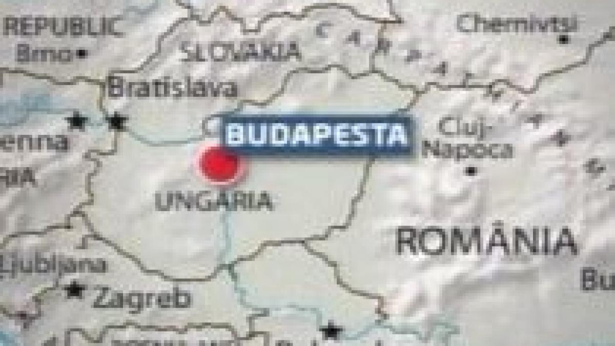 Budapesta. Poliţiştii au dezarmat un bărbat care atacase o bancă şi luase un ostatic